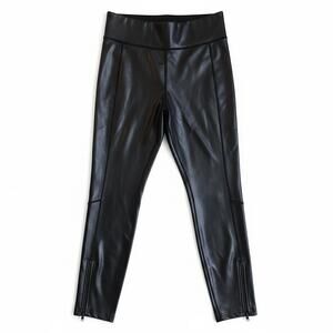A.L.C. Emile Vegan Leather Skinny Pants Black Size 8 High Rise